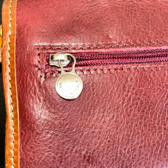 Al Prodotto Italiano Florence Italian Leather Multi-patchwork Crossbody Bag - Picture 6 of 7